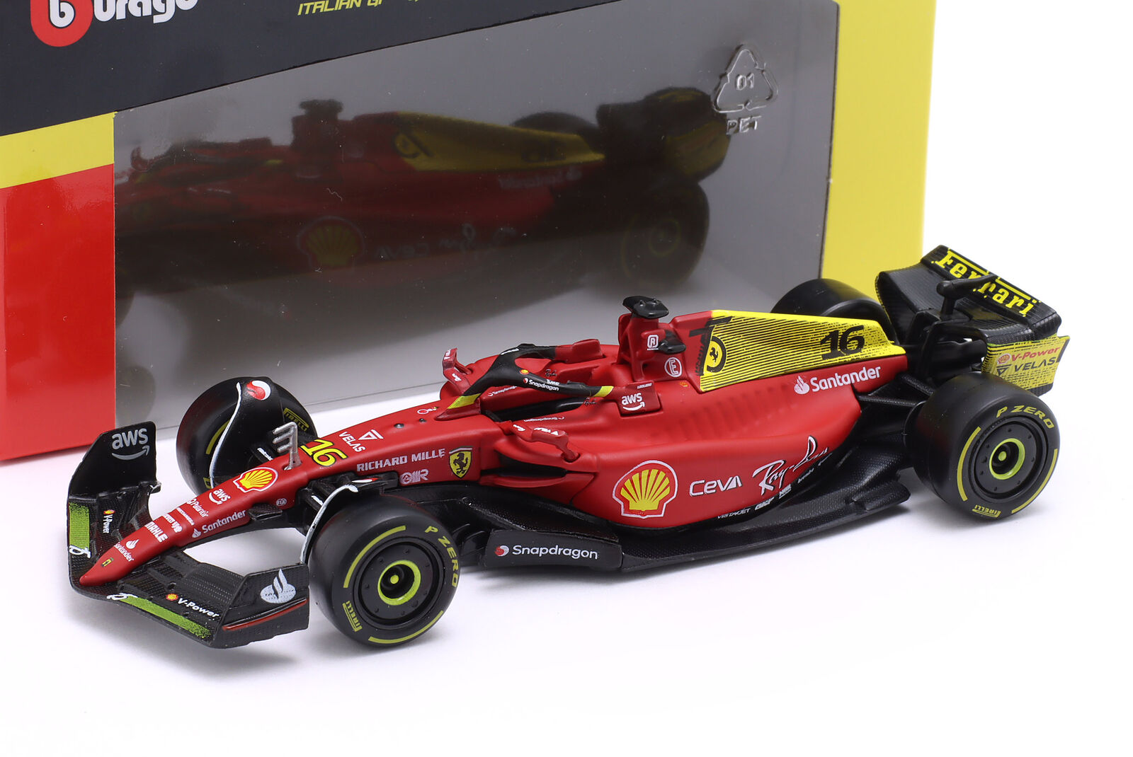 Bburago 18-36832L-ITA Ferrari F1-75
